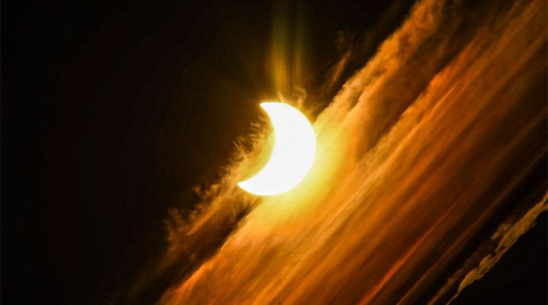 Éclipse solaire partielle en Argentine