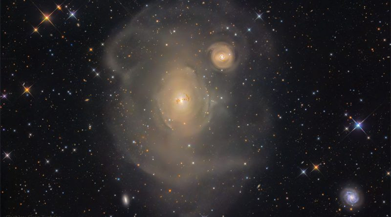 NGC 1316 : Après la collision des galaxies