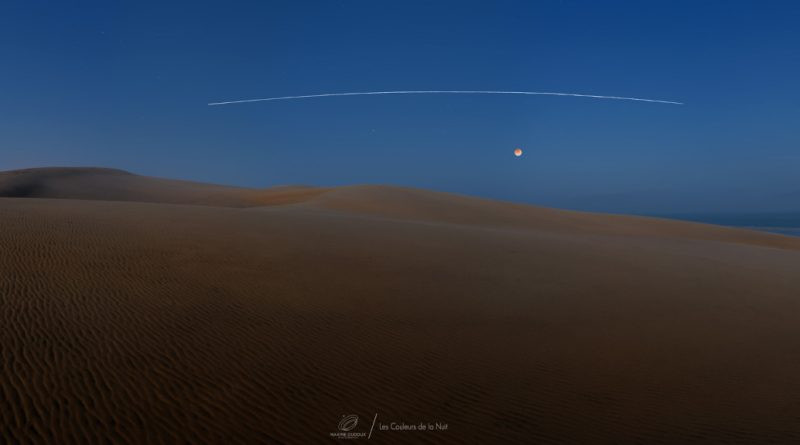 Une vue de l'ombre de la Terre