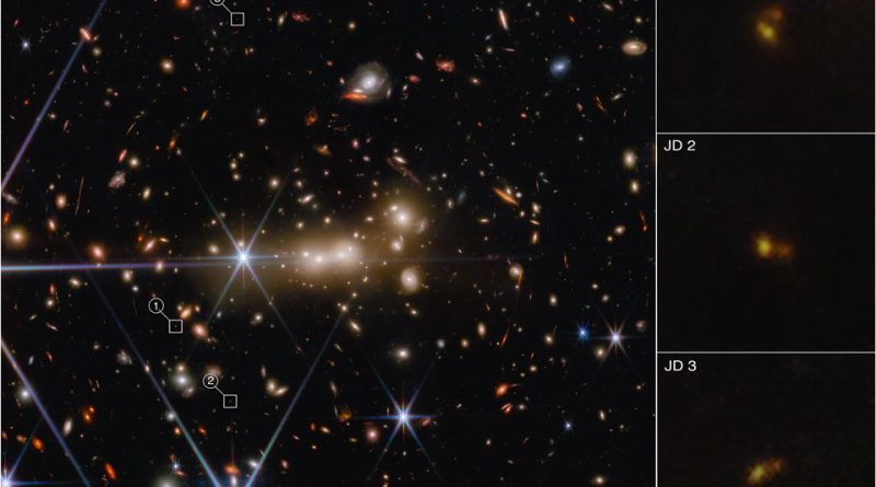 MACS0647 : Détection gravitationnelle de l'univers primitif par Webb