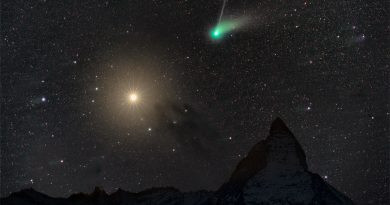La comète ZTF et Mars
