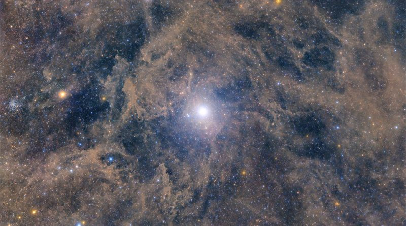 L'étoile polaire : Polaris et la poussière environnante