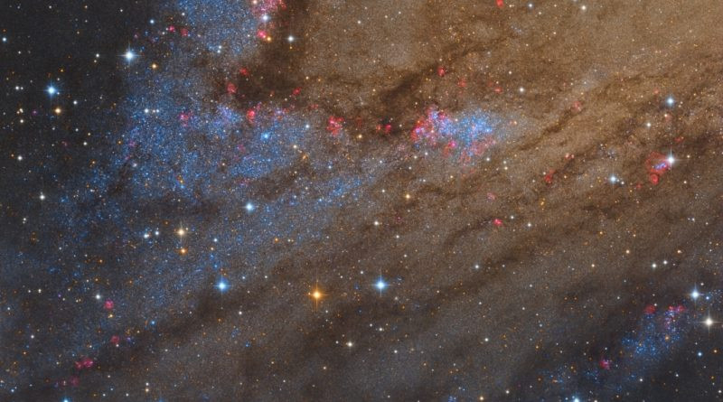 NGC 206 et les nuages d'étoiles d'Andromède